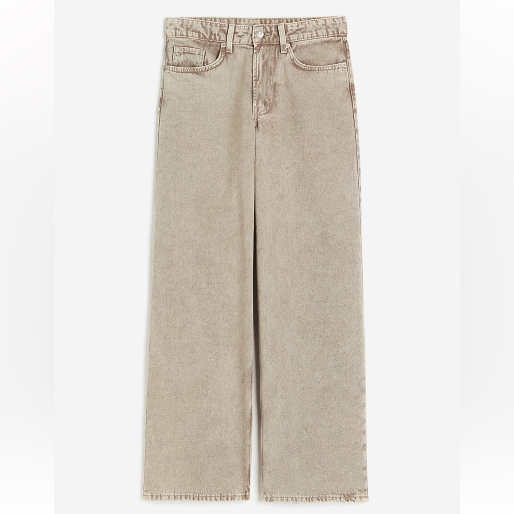 Baggy beige denim